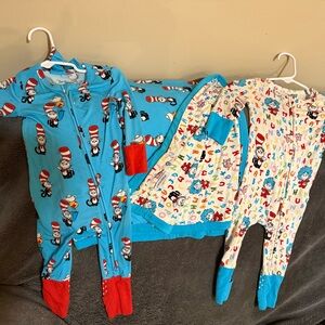 Posh Peanut Dr. Seuss Zippy, Bow and Blanket lot